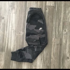 Nike Gray Camo Joggers